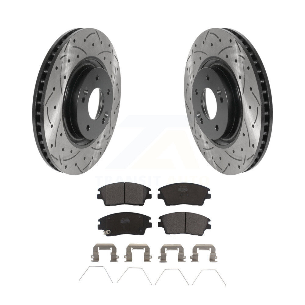Coated Disc Rotors and Ceramic Brake Pads Kit-KDT-100795 - Kit.bestparts.ca