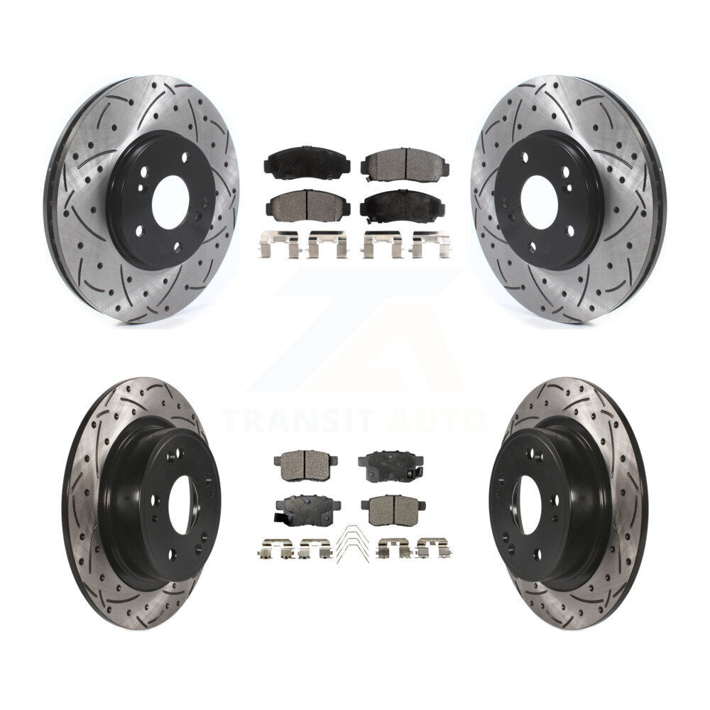 Disc Rotors and Ceramic Brake Pads Kit-KDT-100827 - Kit.bestparts.ca