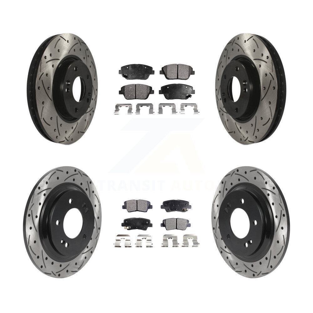 Disc Rotors and Ceramic Brake Pads Kit-KDT-100845 - Kit.bestparts.ca