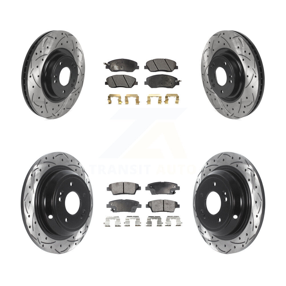 Disc Rotors and Ceramic Brake Pads Kit-KDT-100857 - Kit.bestparts.ca Kit.bestparts.ca