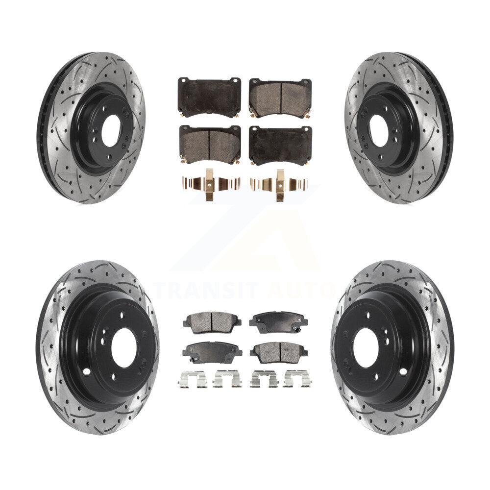 Disc Rotors and Ceramic Brake Pads Kit-KDT-100859 - Kit.bestparts.ca Kit.bestparts.ca