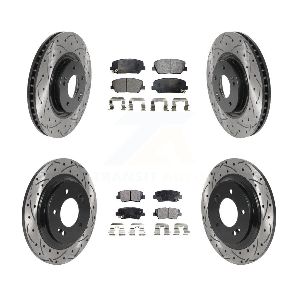 Disc Rotors and Ceramic Brake Pads Kit-KDT-100874 - Kit.bestparts.ca