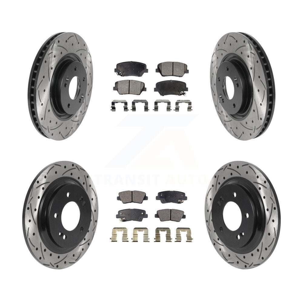 Disc Rotors and Ceramic Brake Pads Kit-KDT-100876 - Kit.bestparts.ca