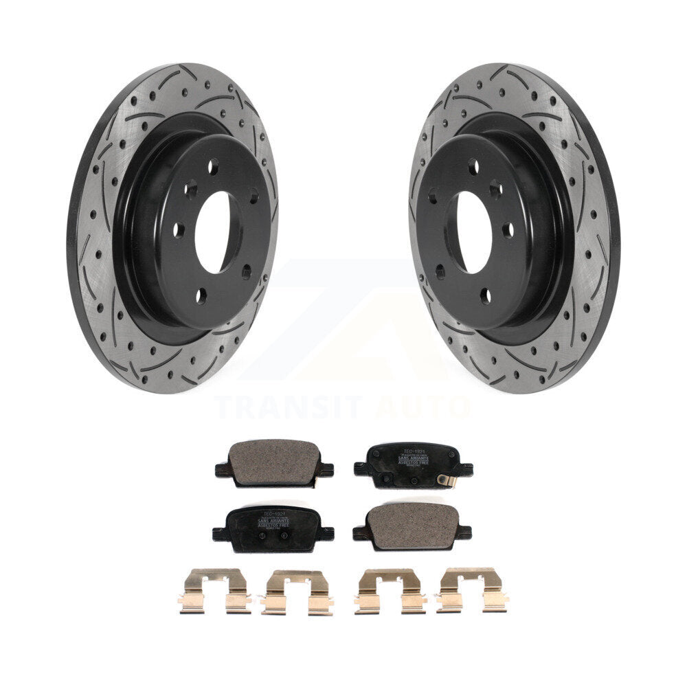 Coated Disc Rotors and Ceramic Brake Pads Kit-KDT-100907 - Kit.bestparts.ca