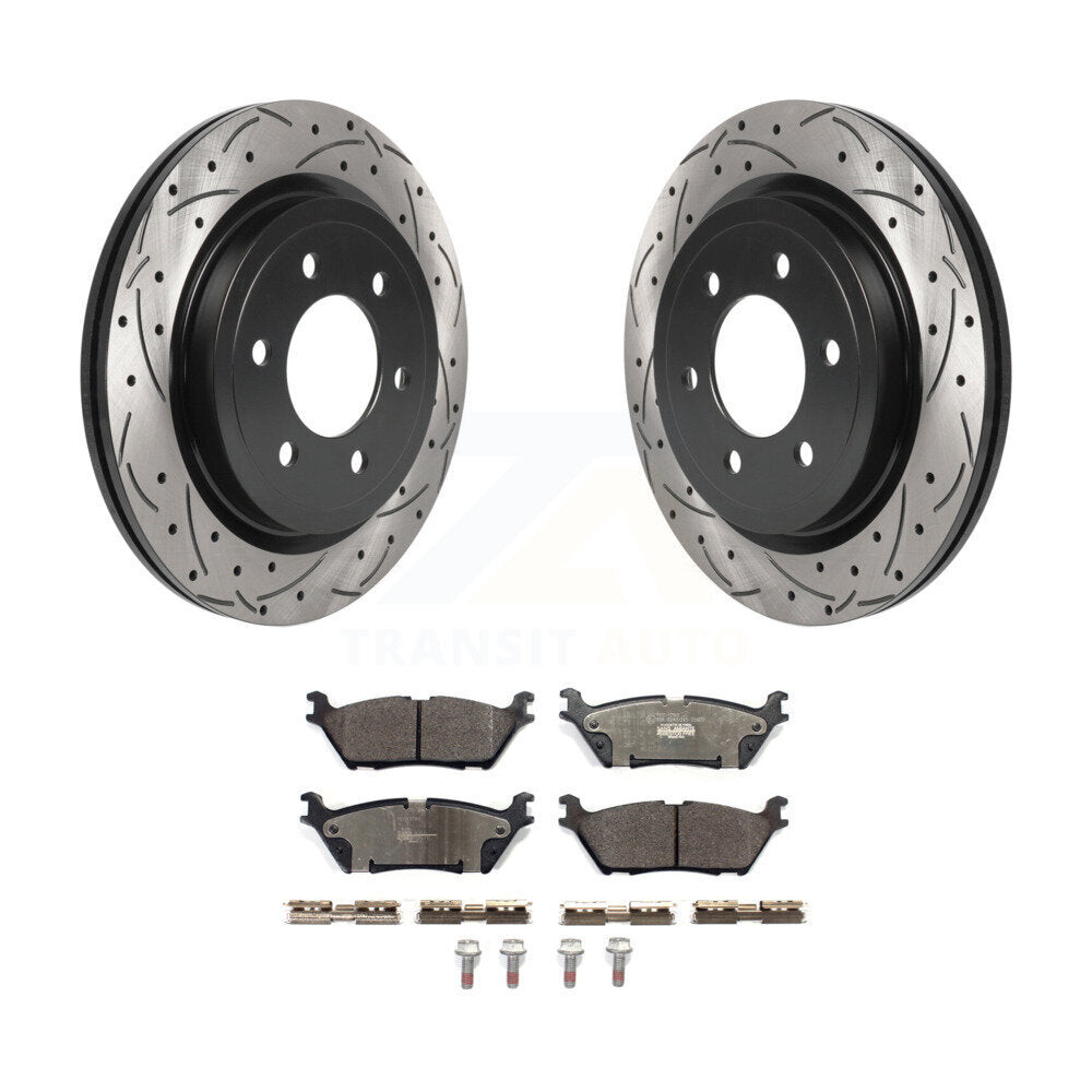 Coated Disc Rotors and Ceramic Brake Pads Kit-KDT-100915 - Kit.bestparts.ca