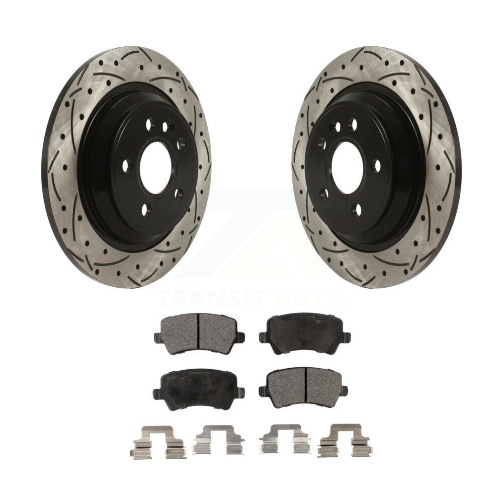 Coated Disc Rotors and Ceramic Brake Pads Kit-KDT-100932 - Kit.bestparts.ca