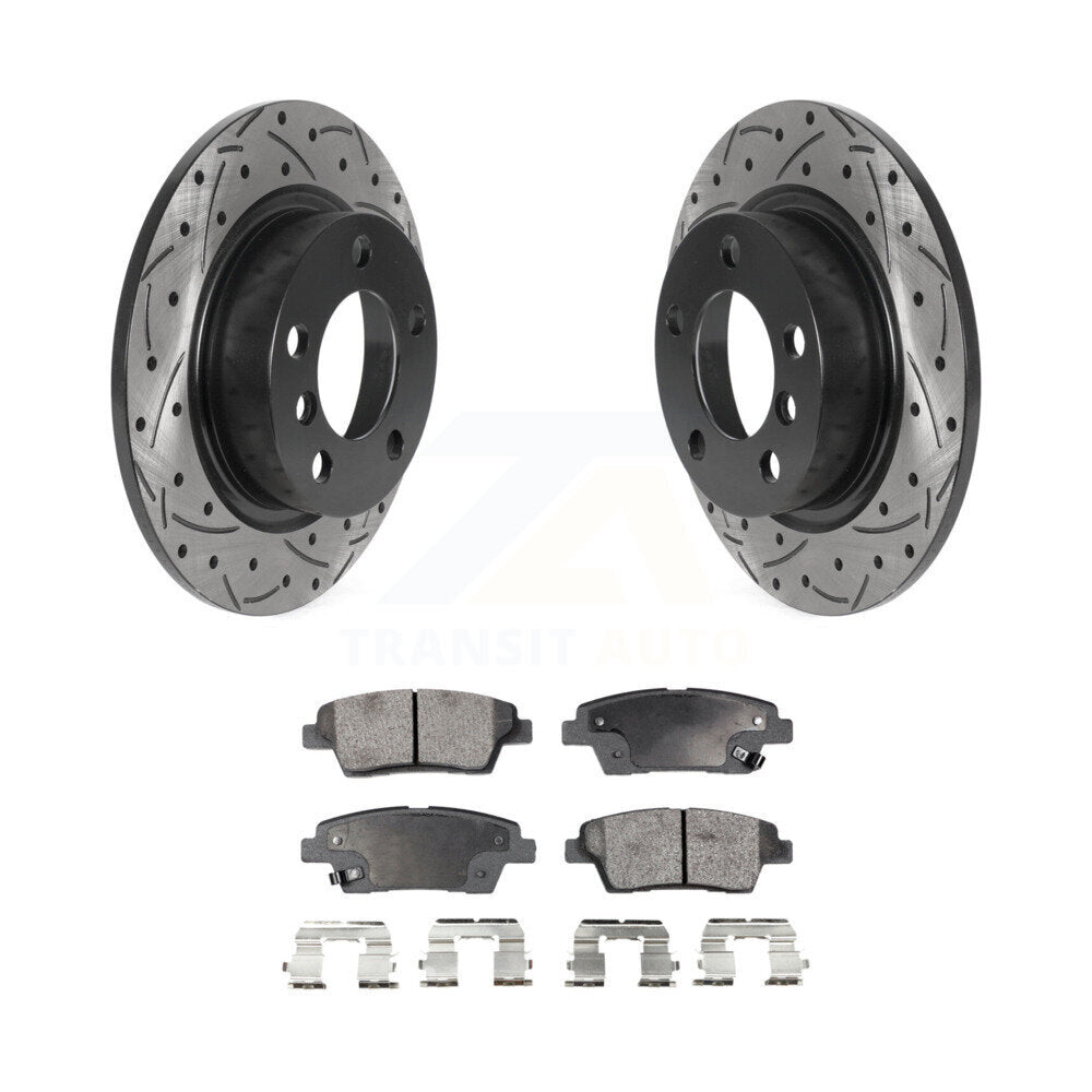 Coated Disc Rotors and Ceramic Brake Pads Kit-KDT-100944 - Kit.bestparts.ca