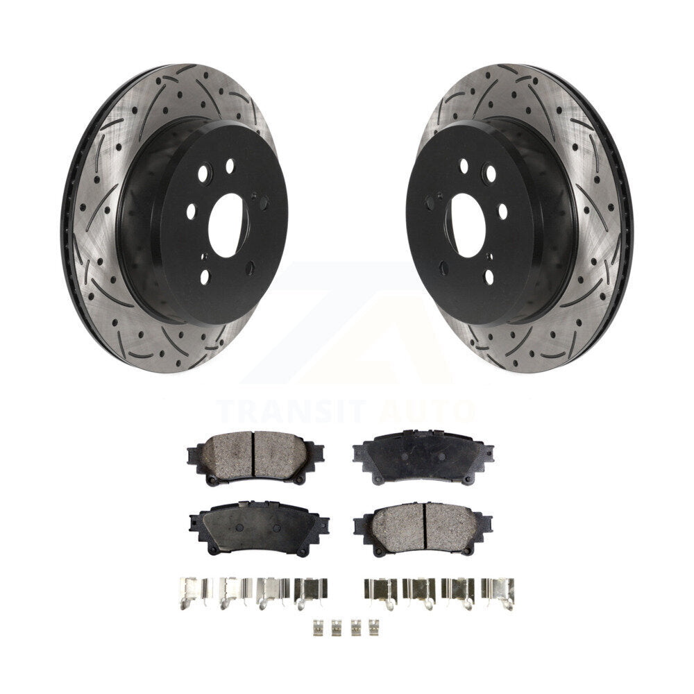 Coated Disc Rotors and Ceramic Brake Pads Kit-KDT-100946 - Kit.bestparts.ca