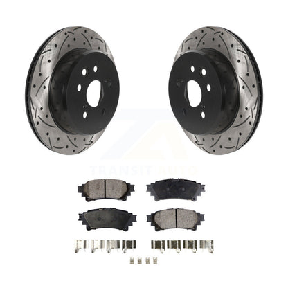 Coated Disc Rotors and Ceramic Brake Pads Kit-KDT-100946 - Kit.bestparts.ca