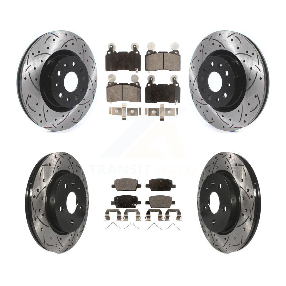 Disc Rotors and Ceramic Brake Pads Kit-KDT-100977 - Kit.bestparts.ca