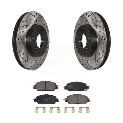 Coated Disc Rotors and Ceramic Brake Pads Kit-KDT-100982 - Kit.bestparts.ca