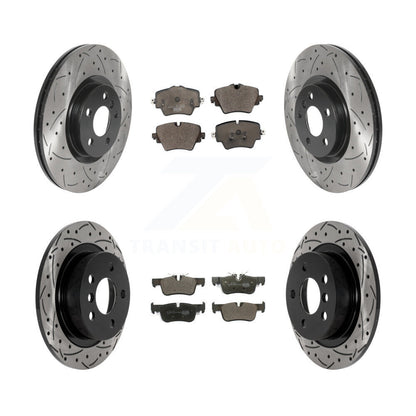 Coated Disc Rotors and Ceramic Brake Pads Kit-KDT-101044 - Kit.bestparts.ca