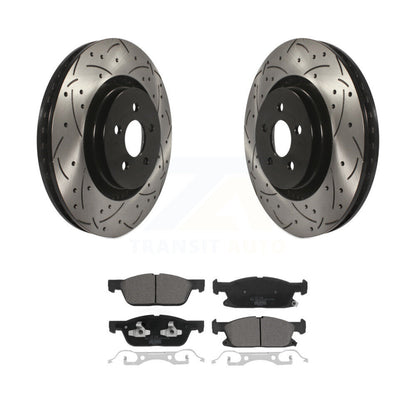 Coated Disc Rotors and Ceramic Brake Pads Kit-KDT-101073 - Kit.bestparts.ca