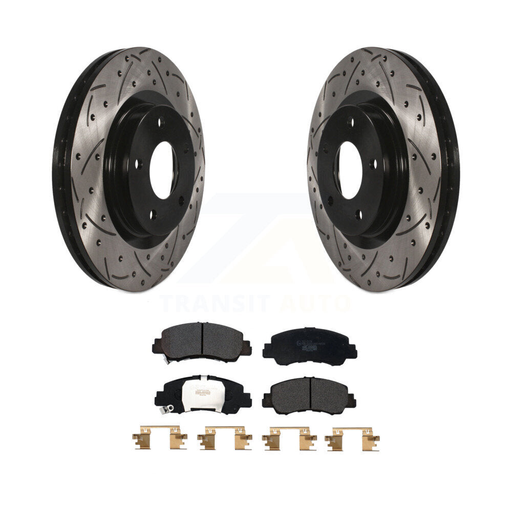 Coated Disc Rotors and Ceramic Brake Pads Kit-KDT-101076 - Kit.bestparts.ca Kit.bestparts.ca