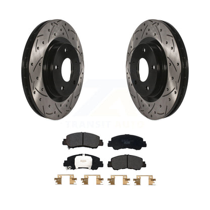 Coated Disc Rotors and Ceramic Brake Pads Kit-KDT-101076 - Kit.bestparts.ca