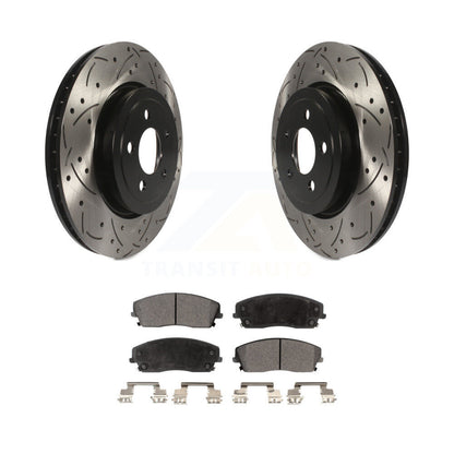 Coated Disc Rotors and Ceramic Brake Pads Kit-KDT-101094 - Kit.bestparts.ca