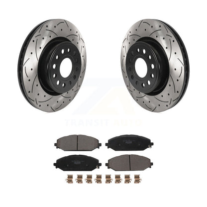 Coated Disc Rotors and Ceramic Brake Pads Kit-KDT-101095 - Kit.bestparts.ca
