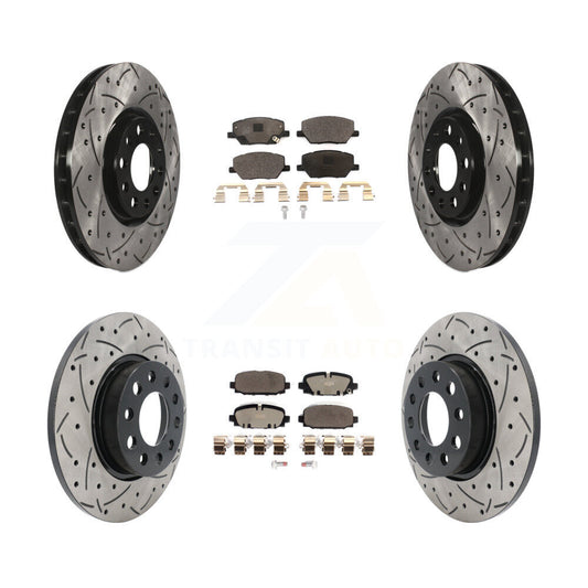 Disc Rotors and Ceramic Brake Pads Kit-KDT-101100 - Kit.bestparts.ca