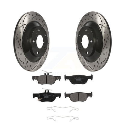 Coated Disc Rotors and Ceramic Brake Pads Kit-KDT-101101 - Kit.bestparts.ca