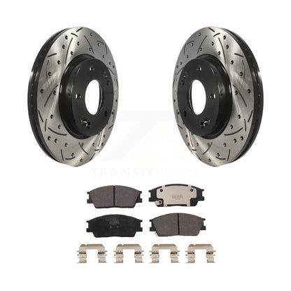 Coated Disc Rotors and Ceramic Brake Pads Kit-KDT-101114 - Kit.bestparts.ca