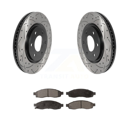 Coated Disc Rotors and Ceramic Brake Pads Kit-KDT-101120 - Kit.bestparts.ca