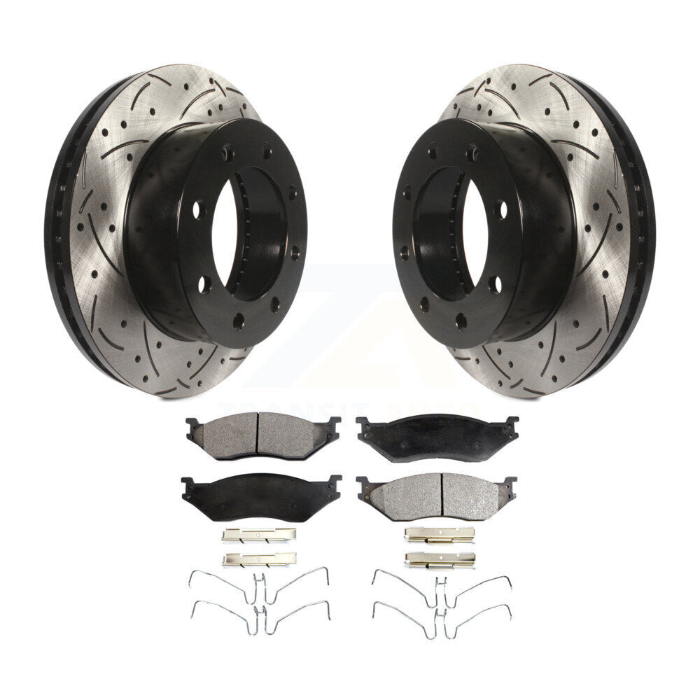 Coated Disc Rotors and Ceramic Brake Pads Kit-KDT-101122 - Kit.bestparts.ca