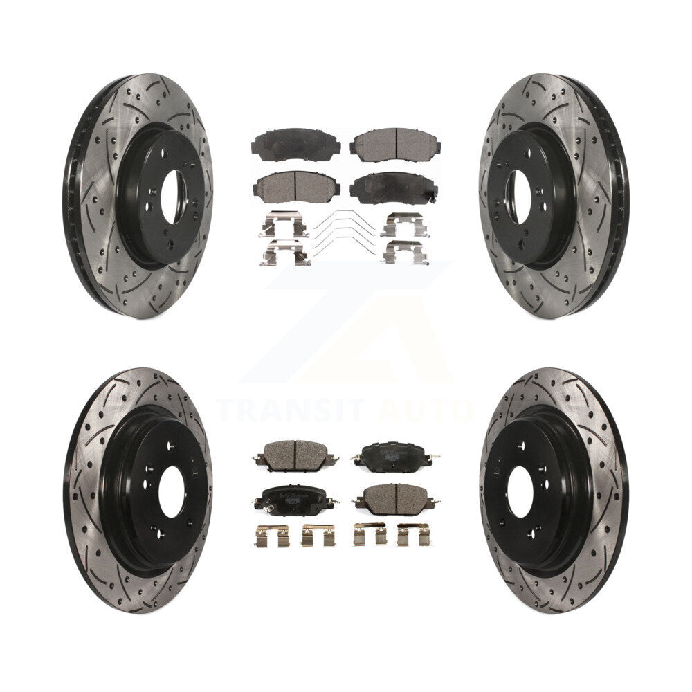 Disc Rotors and Ceramic Brake Pads Kit-KDT-101125 - Kit.bestparts.ca Kit.bestparts.ca