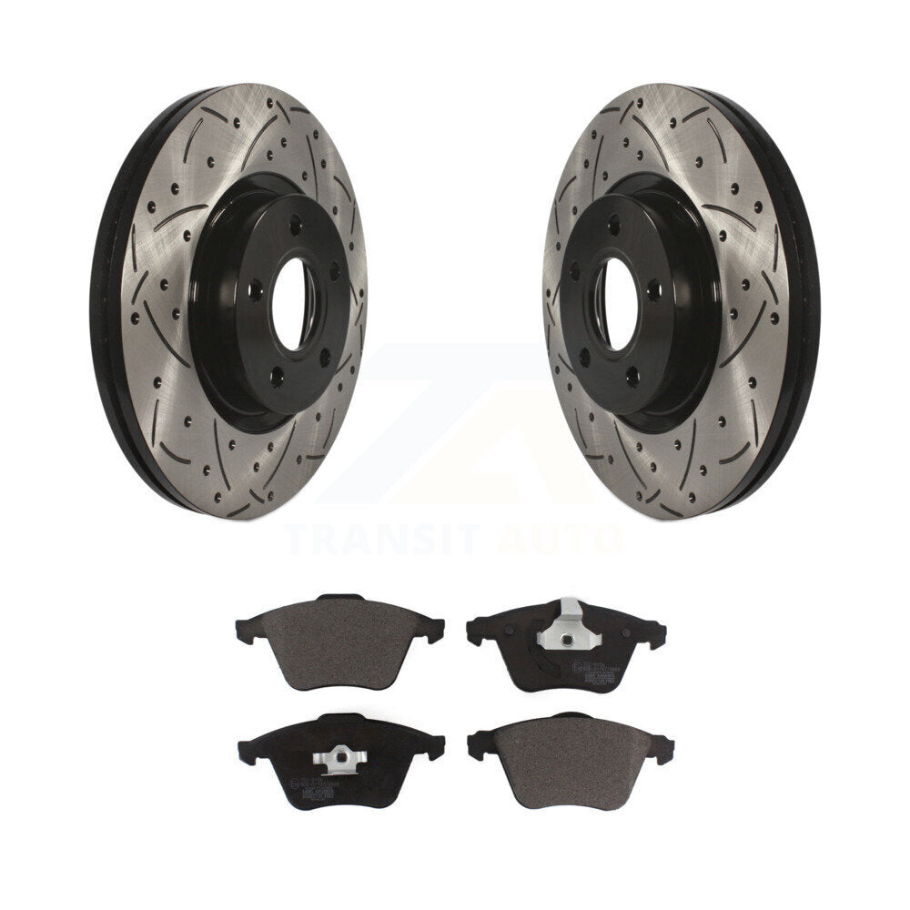 Coated Disc Rotors and Ceramic Brake Pads Kit-KDT-101137 - Kit.bestparts.ca