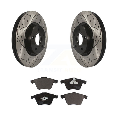 Coated Disc Rotors and Ceramic Brake Pads Kit-KDT-101137 - Kit.bestparts.ca