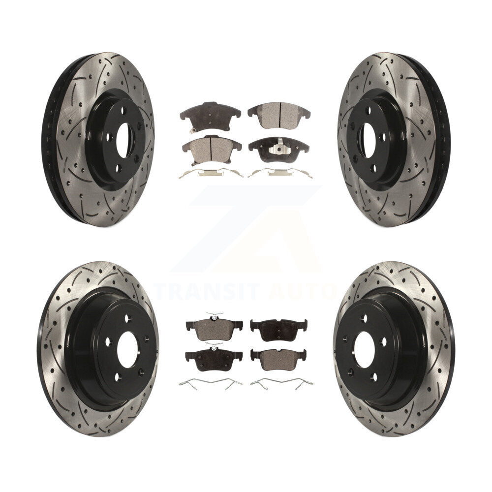Disc Rotors and Ceramic Brake Pads Kit-KDT-101154