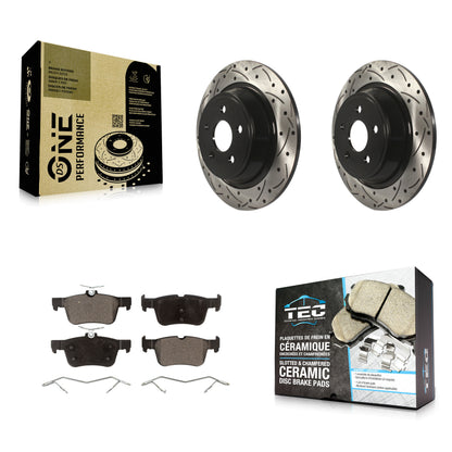 Coated Disc Rotors and Ceramic Brake Pads Kit-KDT-101162