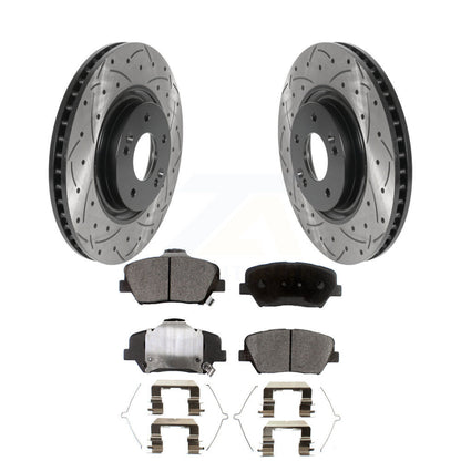 Coated Disc Rotors and Ceramic Brake Pads Kit-KDT-101167 - Kit.bestparts.ca