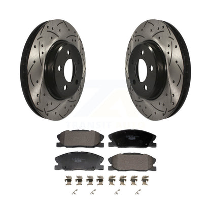 Coated Disc Rotors and Ceramic Brake Pads Kit-KDT-101207 - Kit.bestparts.ca