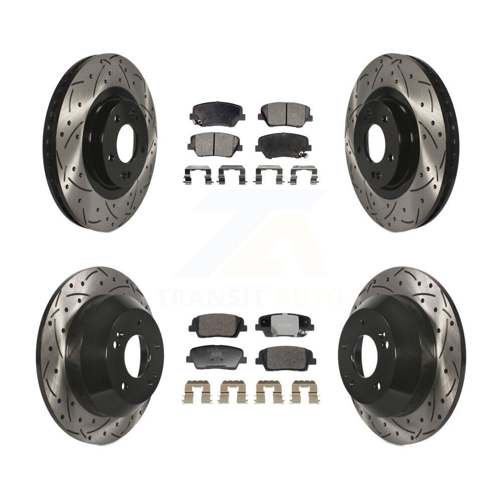 Disc Rotors and Ceramic Brake Pads Kit-KDT-101234 - Kit.bestparts.ca Kit.bestparts.ca