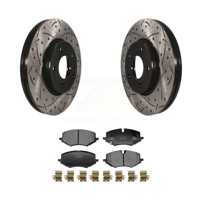 Coated Disc Rotors and Ceramic Brake Pads Kit-KDT-101245 - Kit.bestparts.ca