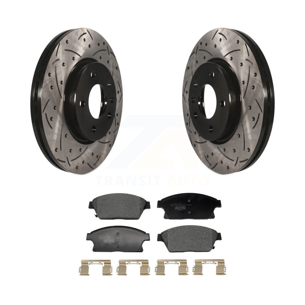 Coated Disc Rotors and Ceramic Brake Pads Kit-KDT-101247 - Kit.bestparts.ca