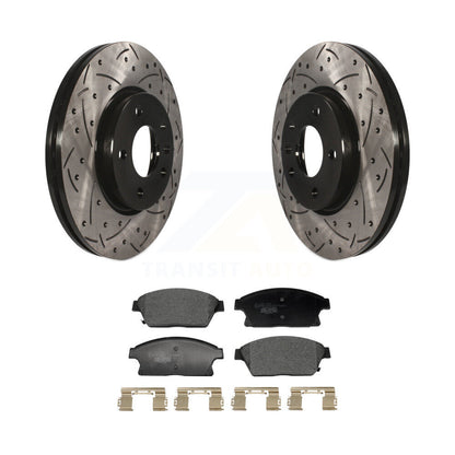 Coated Disc Rotors and Ceramic Brake Pads Kit-KDT-101247 - Kit.bestparts.ca