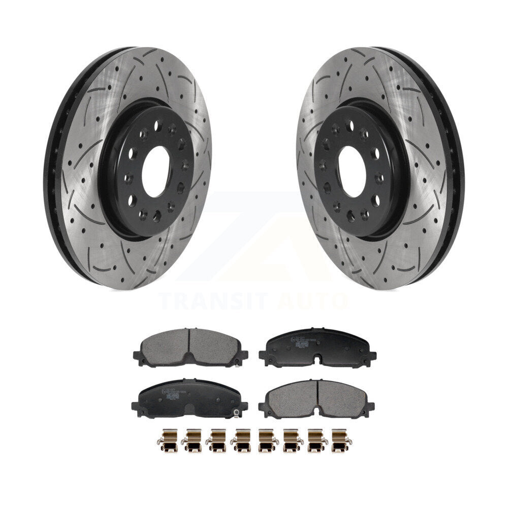 Coated Disc Rotors and Ceramic Brake Pads Kit-KDT-101253 - Kit.bestparts.ca