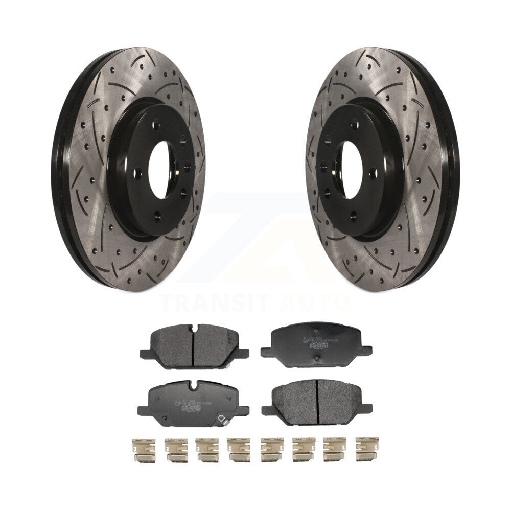 Coated Disc Rotors and Ceramic Brake Pads Kit-KDT-101283 - Kit.bestparts.ca