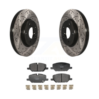 Coated Disc Rotors and Ceramic Brake Pads Kit-KDT-101283 - Kit.bestparts.ca