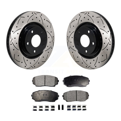 Disc Rotors and Ceramic Brake Pads Kit-KDT-101321 - Kit.bestparts.ca