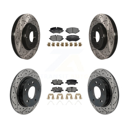 Coated Disc Rotors and Ceramic Brake Pads Kit-KDT-101330 - Kit.bestparts.ca