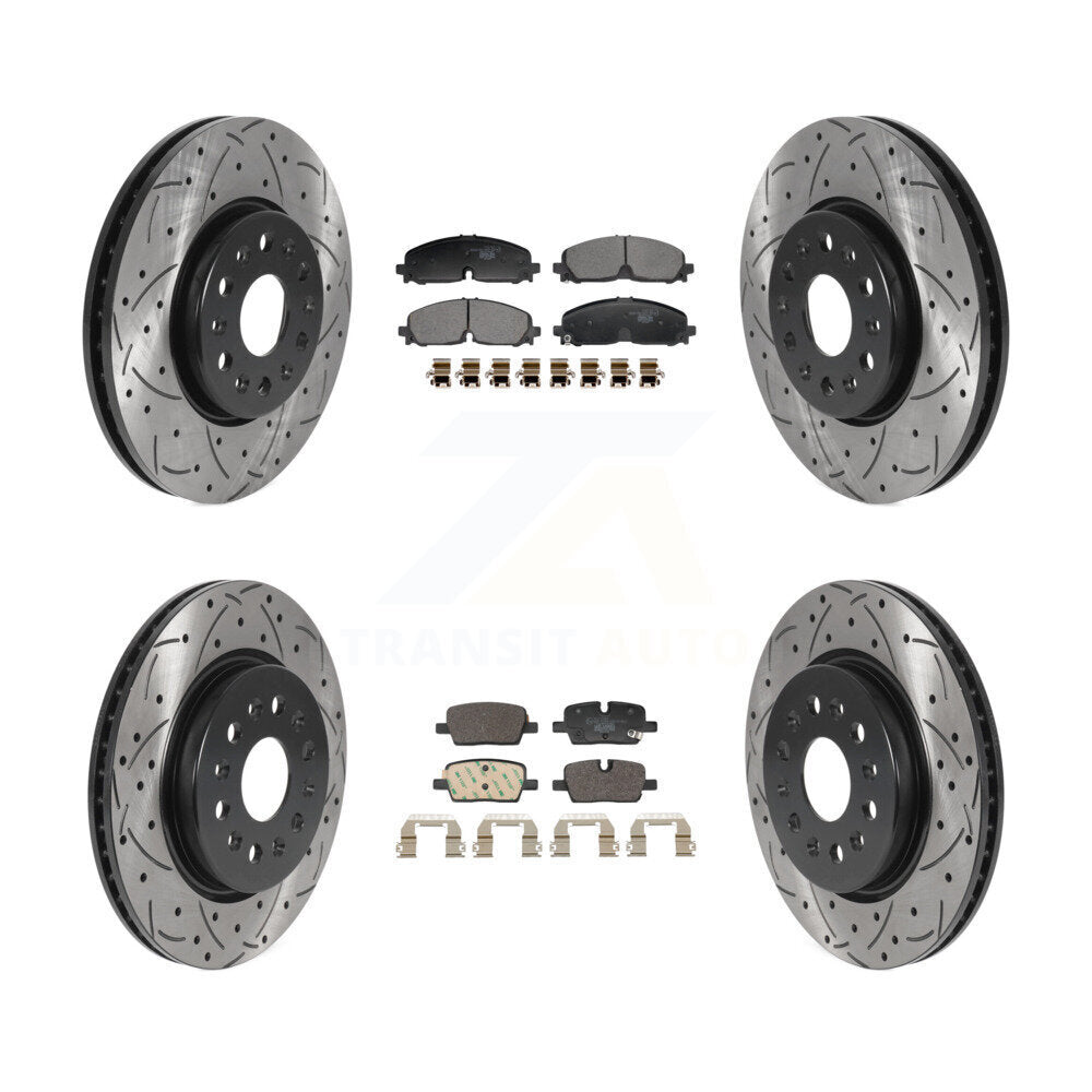 Disc Rotors and Ceramic Brake Pads Kit-KDT-101381 - Kit.bestparts.ca