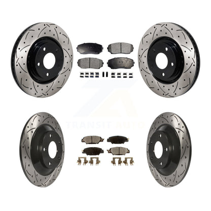 Coated Disc Rotors and Ceramic Brake Pads Kit-KDT-101385 - Kit.bestparts.ca