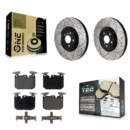 Disc Rotors and Ceramic Brake Pads Kit-KDT-101396