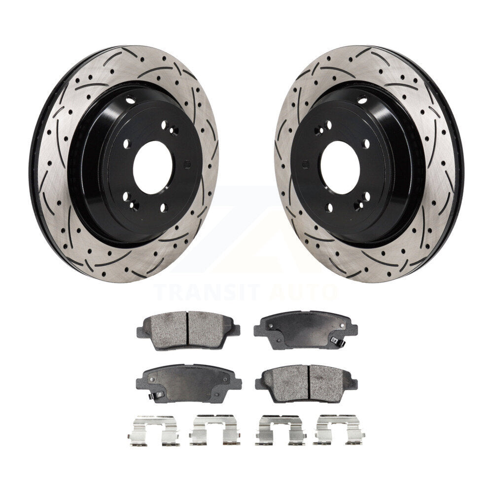 Disc Rotors and Ceramic Brake Pads Kit-KDT-101402 - Kit.bestparts.ca