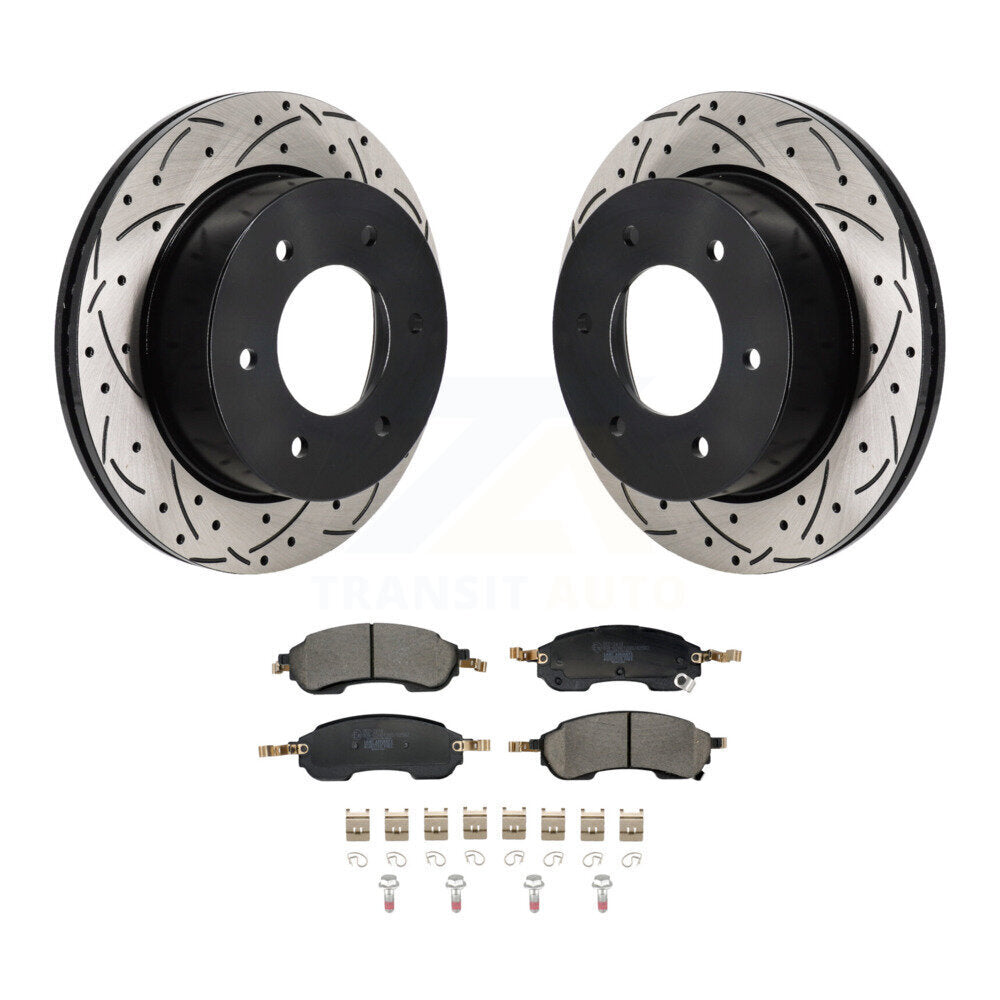 Disc Rotors and Ceramic Brake Pads Kit-KDT-101429 - Kit.bestparts.ca