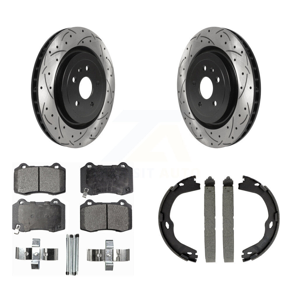 Coated Disc Rotors and Ceramic Brake Pads Kit-KDT-101449 - Kit.bestparts.ca