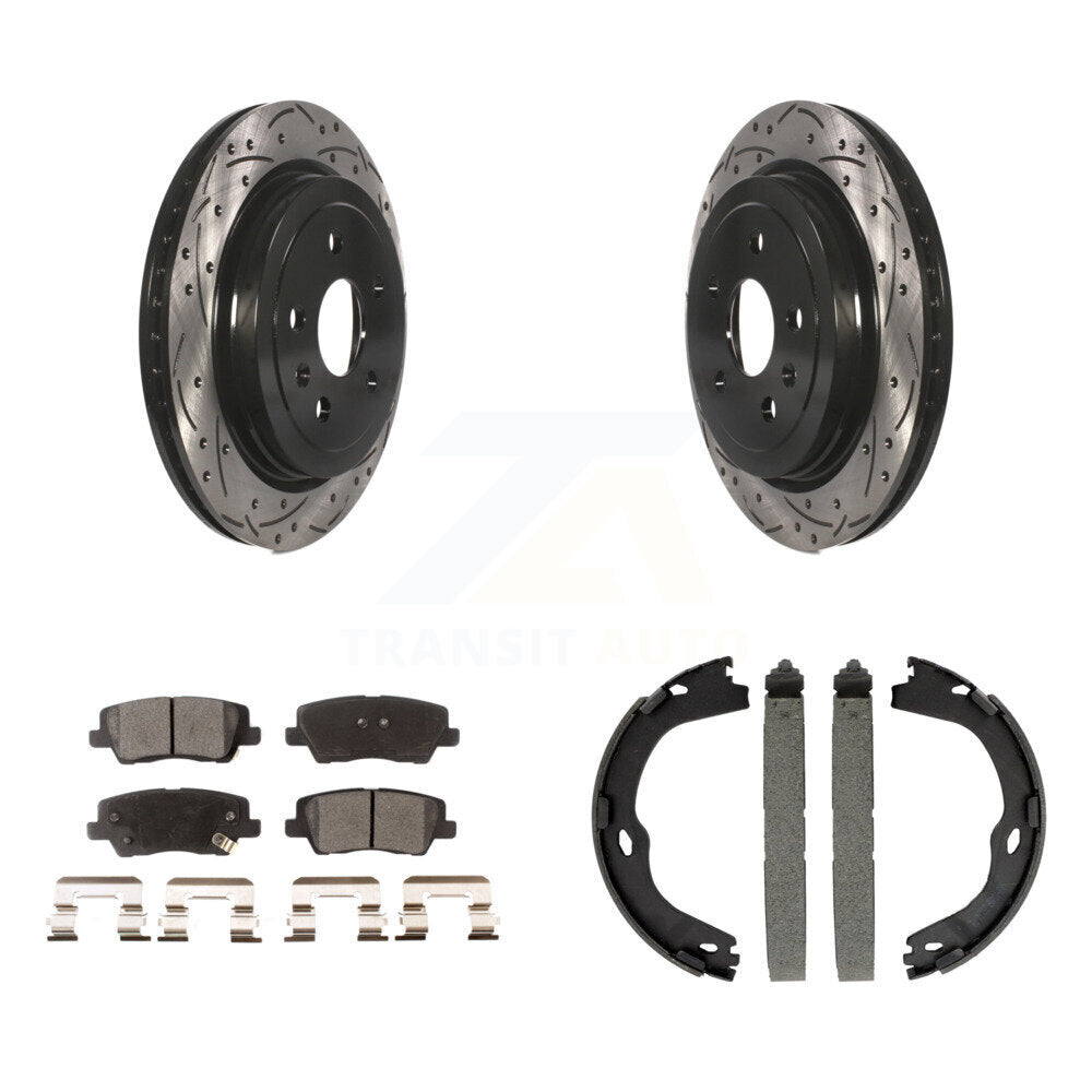 Coated Disc Rotors and Ceramic Brake Pads Kit-KDT-101451 - Kit.bestparts.ca