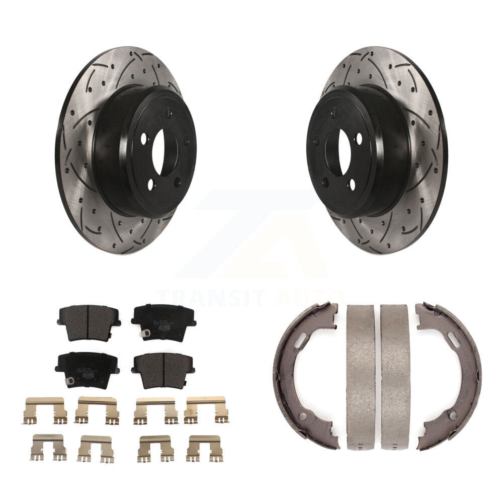 Coated Disc Rotors and Ceramic Brake Pads Kit-KDT-101457 - Kit.bestparts.ca